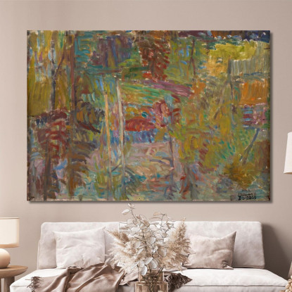 Strada Nella Foresta Sasza Blonder sbl18 quadro stampato su tela
