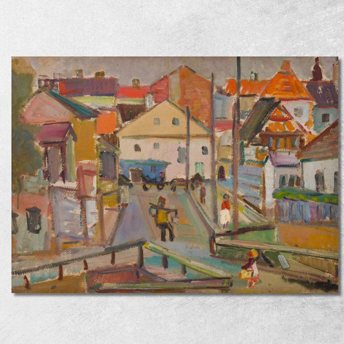 Portatore D'Acqua A Krzemieniec Sasza Blonder sbl24 quadro stampato su tela