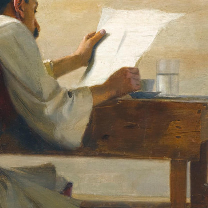 Una Buona Lettura Theodoros Ralli trl1 quadro stampato su tela