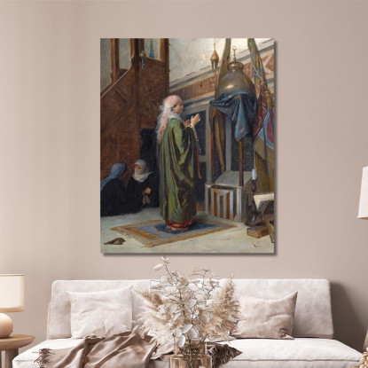 Nella Moschea Theodoros Ralli trl13 quadro stampato su tela