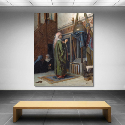 Nella Moschea Theodoros Ralli trl13 quadro stampato su tela