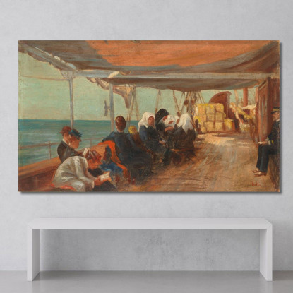A Bordo Della Nave Theodoros Ralli trl23 quadro stampato su tela