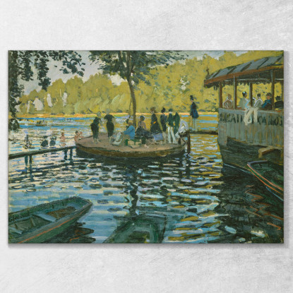 La Grenouillère Claude Monet mnt1 quadro stampato su tela