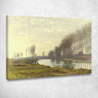 I Petit Bras Della Senna Ad Argenteuil Claude Monet mnt21 quadro stampato su tela