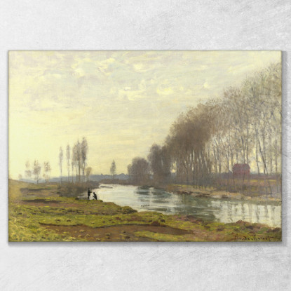 I Petit Bras Della Senna Ad Argenteuil Claude Monet mnt21 quadro stampato su tela