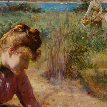 La Prima Primavera Julius Leblanc Stewart jls24 quadro stampato su tela