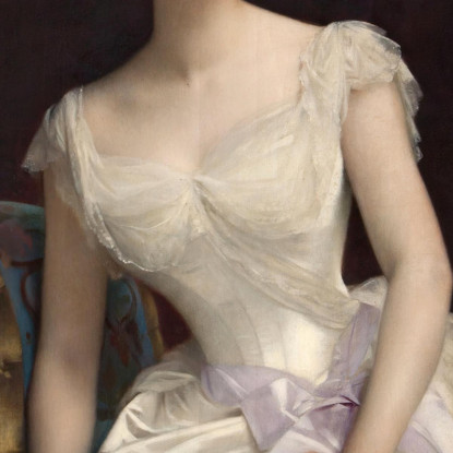 Retrato De Mary Victoria Leiter, La Posterior Lady Curzon De Kedleston, Virreina De La India Alexandre Cabanel cuadro en lienzo