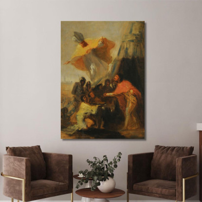 Apparition Of Saint Isidore To King Ferdinand The Saint Before The Walls Of Seville 2 Francisco de Goya canvas print