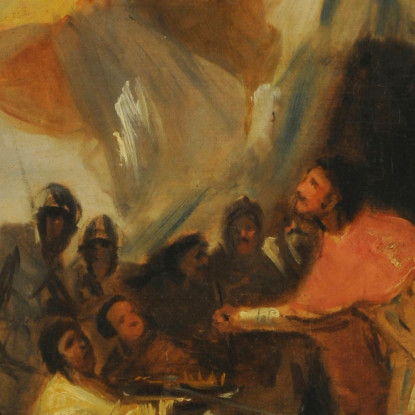 Apparition Of Saint Isidore To King Ferdinand The Saint Before The Walls Of Seville 2 Francisco de Goya canvas print
