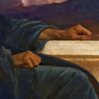 David, Oh, Hätte Ich Flügel Wie Eine Taube! Dann Würde Ich Davonfliegen Und Zur Ruhe Kommen Frederic Leighton drucken auf leinwa