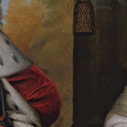Portrait Of Friedrich Wilhelm Elector Of Brandenburg And His Wife Louise Henriette Countess Of Orange-Nassau Gerard van Honthors