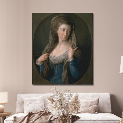 Retrato De Una Mujer Tradicionalmente Identificada Como Margarita Estuardo Lady Hippisley Pompeo Batoni cuadro en lienzo