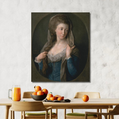 Portrait D'Une Femme Traditionnellement Identifiée Comme Margaret Stuart Lady Hippisley Pompeo Batoni tableau impression sur toi