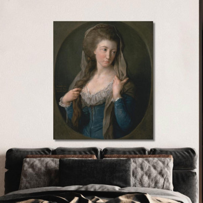 Portrait D'Une Femme Traditionnellement Identifiée Comme Margaret Stuart Lady Hippisley Pompeo Batoni tableau impression sur toi