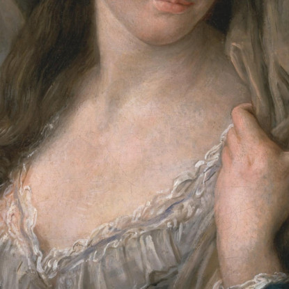 Porträt Einer Frau, Die Traditionell Als Margaret Stuart Lady Hippisley Identifiziert Wird Pompeo Batoni drucken auf leinwand
