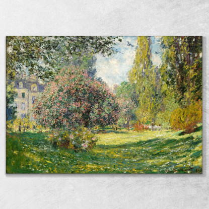Parco Monceau Parigi 1876 Claude Monet mnt42 quadro stampato su tela