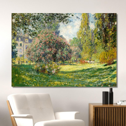 Parco Monceau Parigi 1876 Claude Monet mnt42 quadro stampato su tela