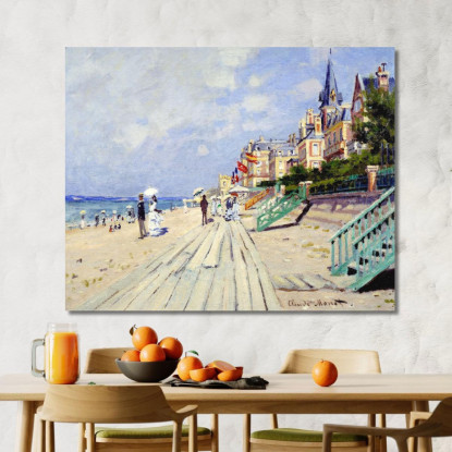 Il Lungomare Di Trouville 1970 Claude Monet mnt67 quadro stampato su tela