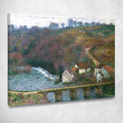 La Grande Creuse Presso Il Ponte Di Vervy 1889 Claude Monet mnt75 quadro stampato su tela