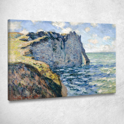 Egli Manneport 1882 Claude Monet mnt80 quadro stampato su tela