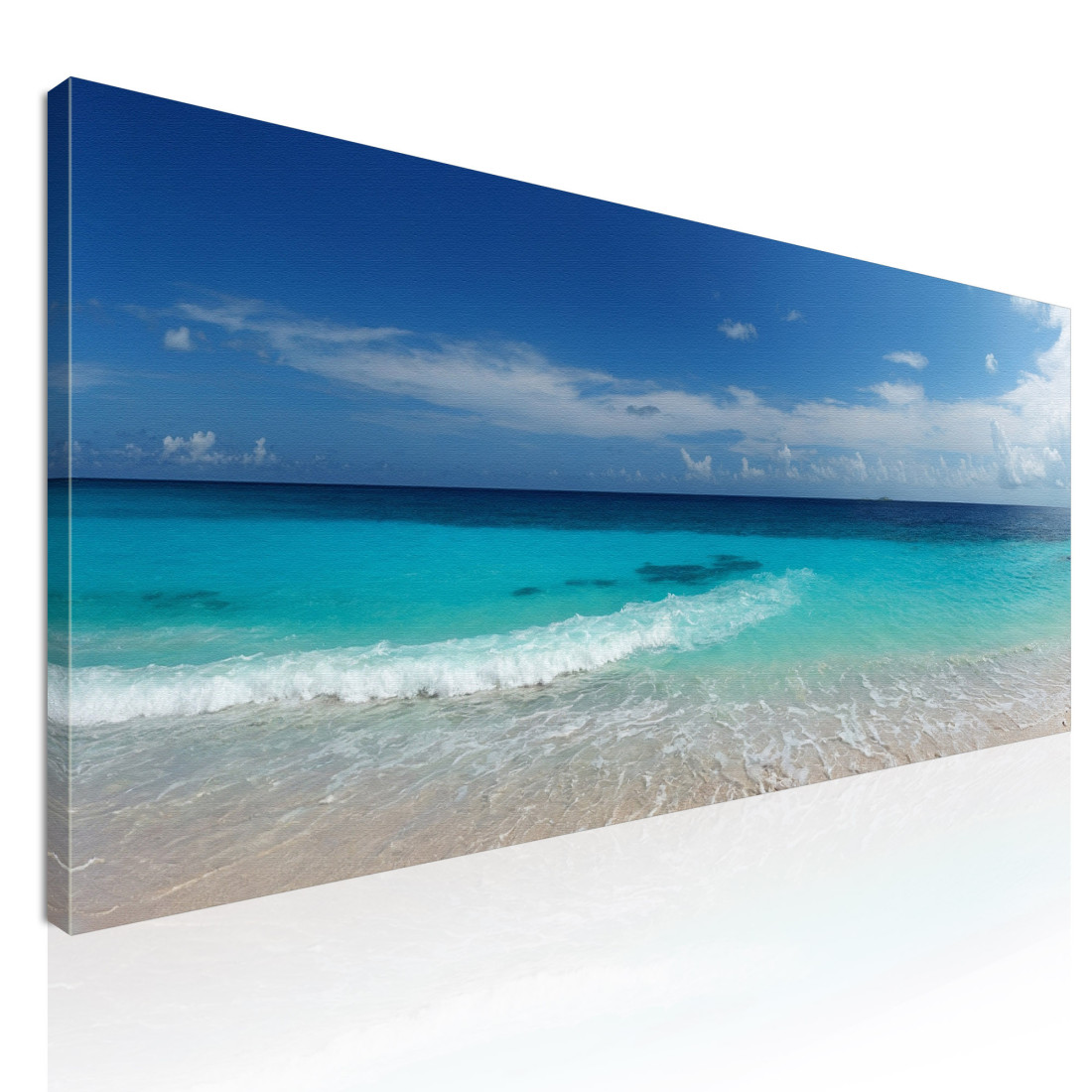 Quadro Paesaggio Mare Veduta Del Mare Cristallino E Spiaggia  seal6 quadro stampato su tela