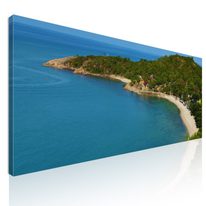 Quadro Paesaggio Mare Spiaggia Di Thongson Bay Con Ville E Mare Trasparente  seal25 quadro stampato su tela