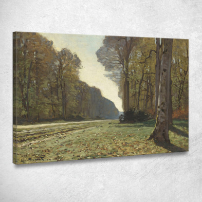 La Strada Di Chailly 1865 Claude Monet mnt91 quadro stampato su tela