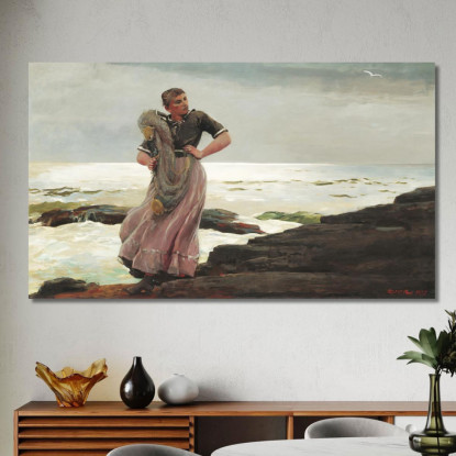 Una Luce Sul Mare Winslow Homer quadro stampato su tela