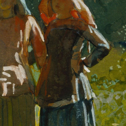 Raccolta Delle Mele Winslow Homer quadro stampato su tela