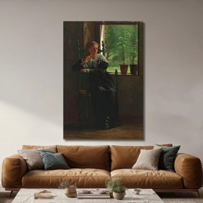 À La Fenêtre Winslow Homer tableau impression sur toile