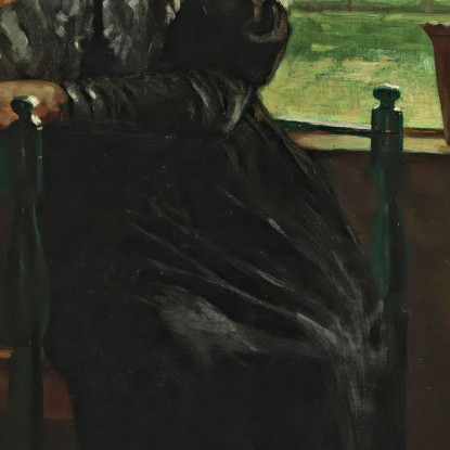 En La Ventana Winslow Homer cuadro en lienzo