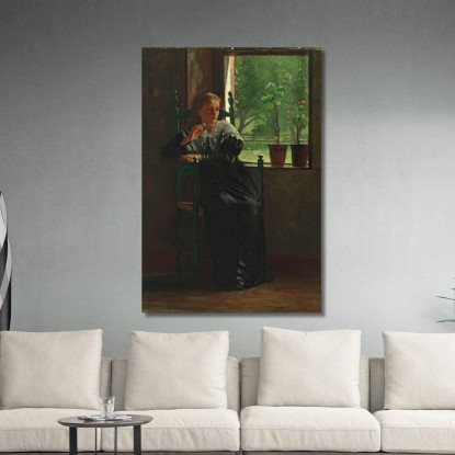 À La Fenêtre Winslow Homer tableau impression sur toile
