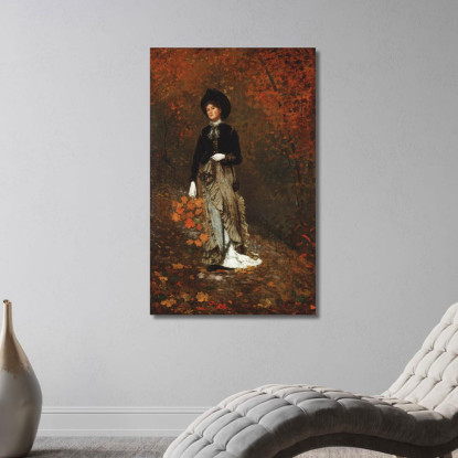 Autunno Winslow Homer quadro stampato su tela