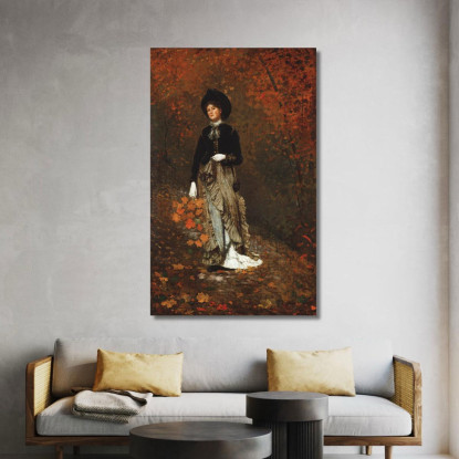 Autunno Winslow Homer quadro stampato su tela