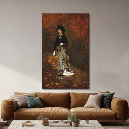 Autunno Winslow Homer quadro stampato su tela
