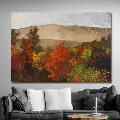 Autumn Treetops Winslow Homer canvas print