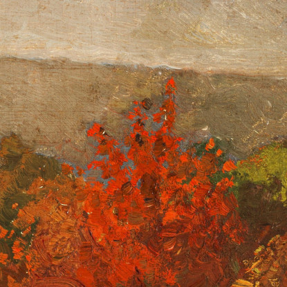 Herbstliche Baumkronen Winslow Homer drucken auf leinwand