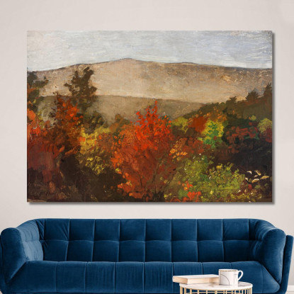 Herbstliche Baumkronen Winslow Homer drucken auf leinwand