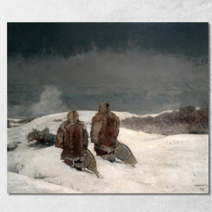 BelowﾠZero Winslow Homer canvas print