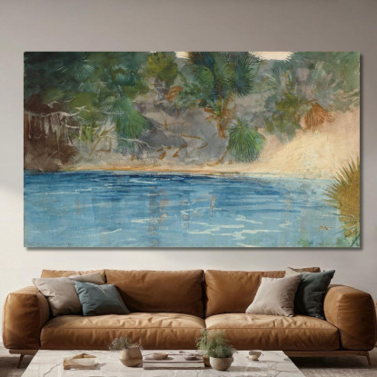 Blue Spring Florida Winslow Homer canvas print