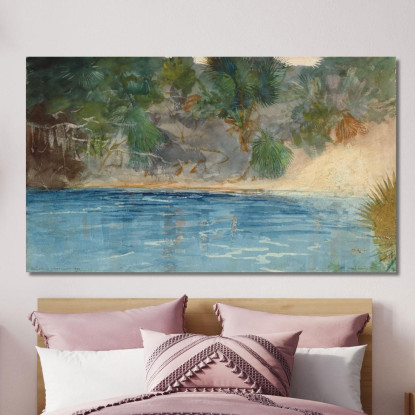 Primavera Blu Florida Winslow Homer quadro stampato su tela