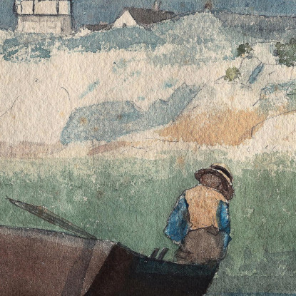 Junge Im Boot Gloucester Winslow Homer drucken auf leinwand