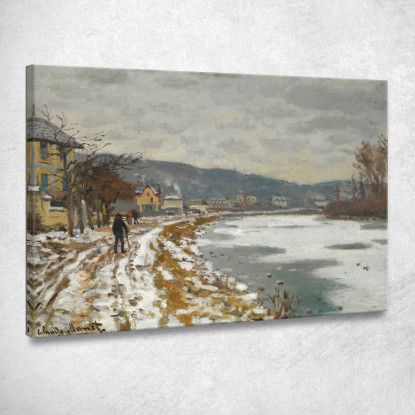 La Senna A Bougival 1869 Claude Monet mnt94 quadro stampato su tela