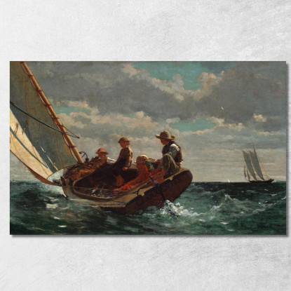 Einen Günstigen Wind Aufkommen Lassen Winslow Homer drucken auf leinwand