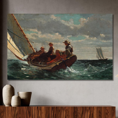 Einen Günstigen Wind Aufkommen Lassen Winslow Homer drucken auf leinwand