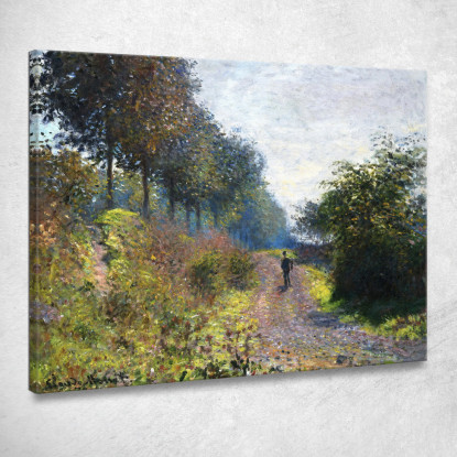 Il Sentiero Protetto 1873 Claude Monet mnt95 quadro stampato su tela