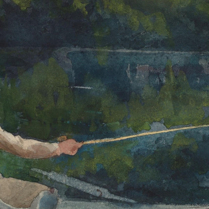 Casting Numéro Deux Winslow Homer tableau impression sur toile