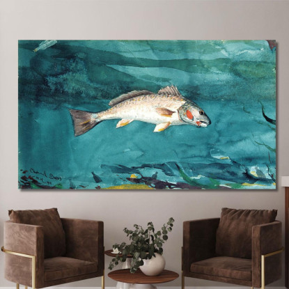 Channel Bass Winslow Homer canvas print