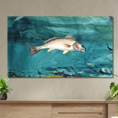 Channel Bass Winslow Homer canvas print