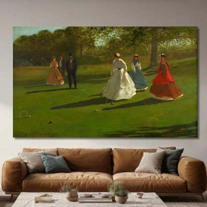 Croquet Players Winslow Homer canvas print